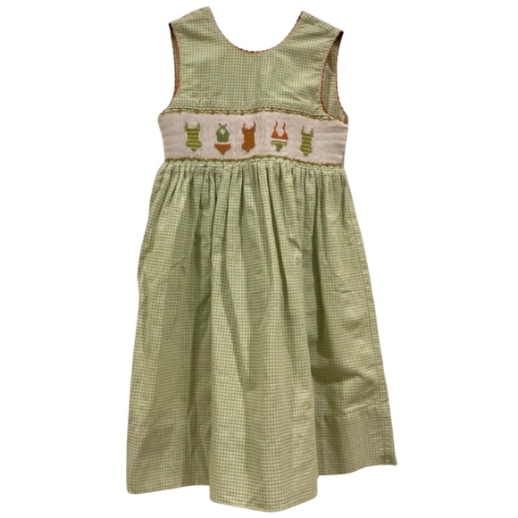 Girls Embroidered Cotton Dress 2T EUC - Picture 8 of 8